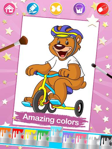 Driving Animals Coloring Pages screenshot 5