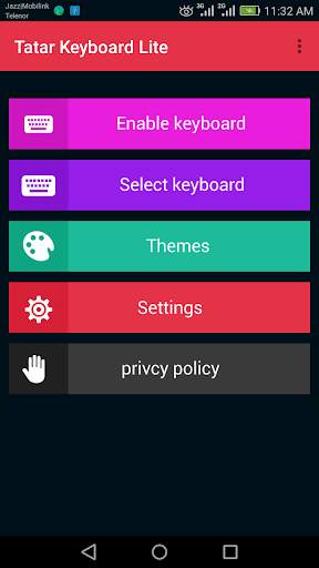 Tatar Keyboard Lite screenshot 1