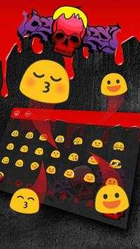Street Graffiti Skeleton Keyboard Theme screenshot 3