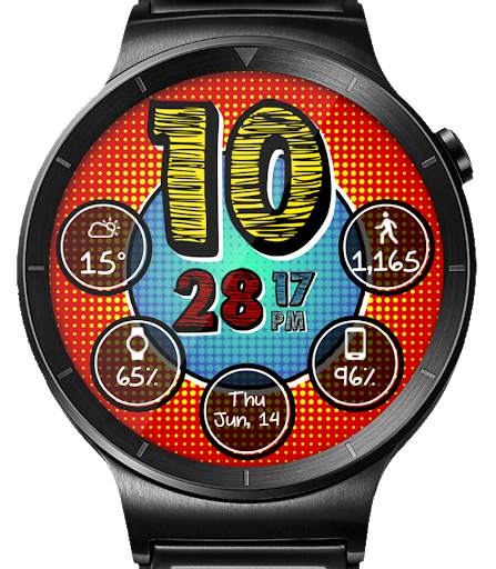 Retro Pop HD Watch Face Widget & Live Wallpaper screenshot 15