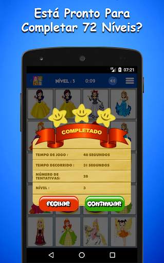 Jogo De Memória De Princesas Para Crianças screenshot 4