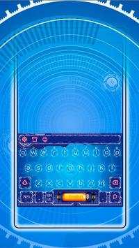 blue digital future keyboard power time machine स्क्रीनशॉट 1