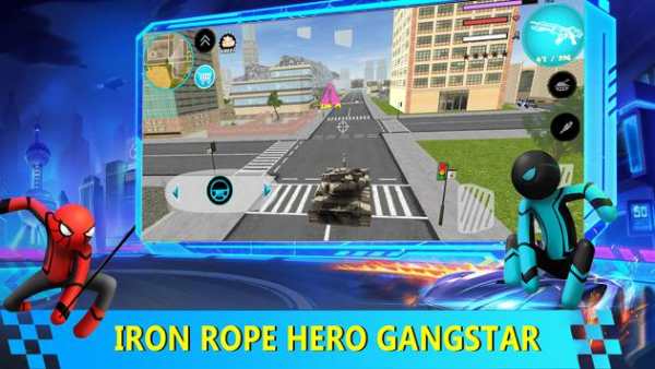 StickMan Game: Anger of Iron Rope Hero Gangastar screenshot 3