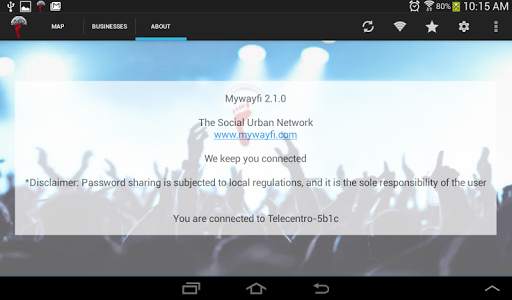 Mywayfi, shared and free WiFi screenshot 7