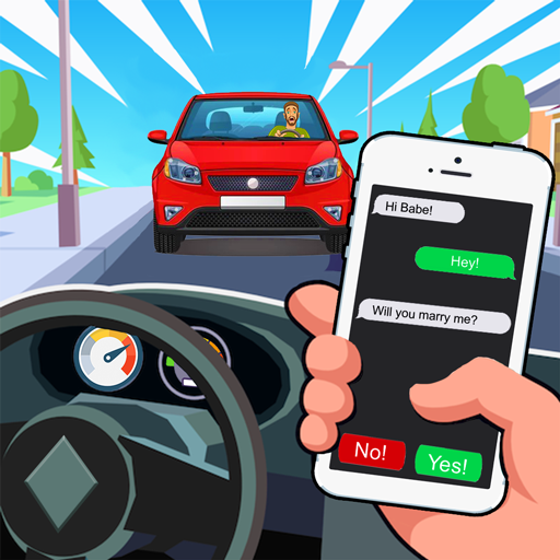 Don't Text and Drive Ahead : Traffic Driving Game icon