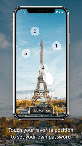 Photo Touch Lock Screen - Touch Position Password 3 تصوير الشاشة
