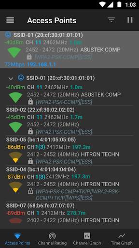 WiFi Analyzer (open-source) screenshot 2
