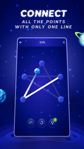 1 Line - Logic IQ Puzzle Universe Game screenshot 1