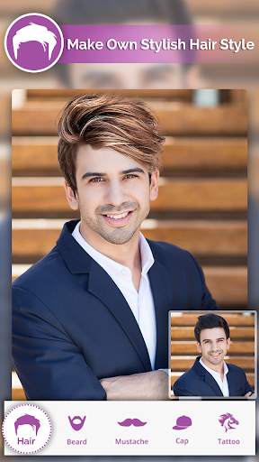 Man Hairstyle Photo Editor screenshot 3