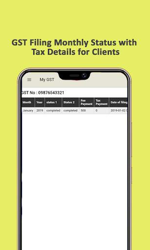 CA and Tax Practitioners Client App 5 تصوير الشاشة