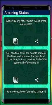 New Status For Whatsapp 2018 screenshot 4