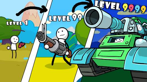 One Gun: Stickman оффлайн игры скриншот 1