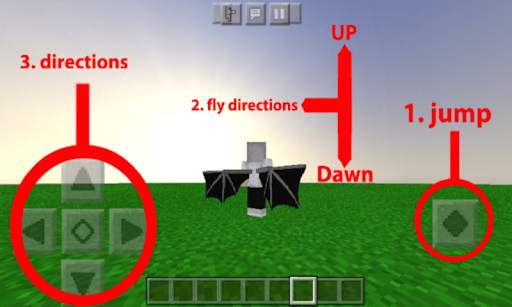 Dragon Wing Mod MC Pocket Edition screenshot 3
