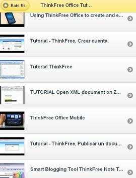 ThinkFree Tutorials screenshot 1