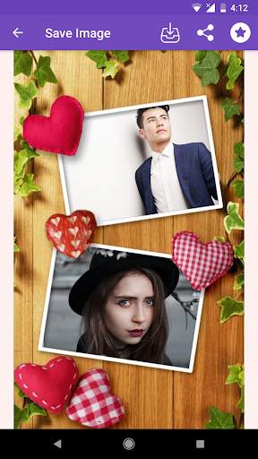 Love Romantic Couple Photo Frame screenshot 4