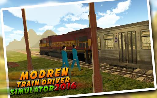 Modern Train Drive Sim 2016 screenshot 13