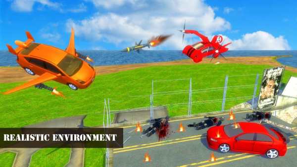 Flying Air Bus Ultimate : Monster Truck Shooter screenshot 5