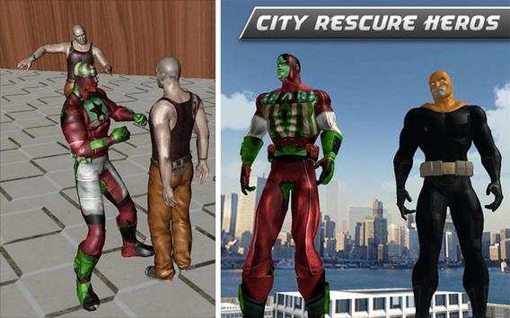 Incredible Superhero City Rescue Crime Battle स्क्रीनशॉट 10