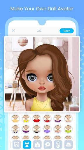 Cute Cartoon/Doll Avatar Creator:Your Cute Version 3 تصوير الشاشة