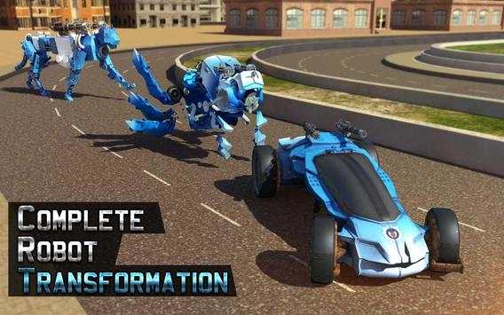 US Police Car Wild Panther Transform Robot Games screenshot 7