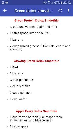 Smoothies for weight loss screenshot 7