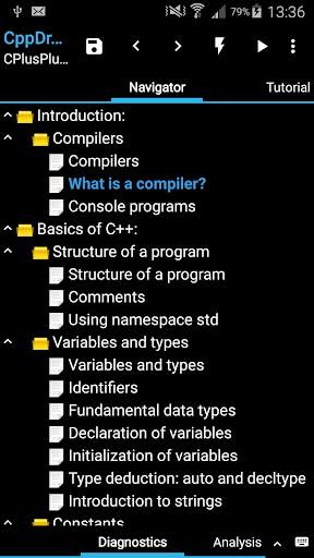 CppDroid - C/C   IDE скриншот 7