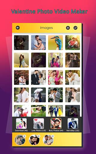 Valentine Photo Video Maker screenshot 2
