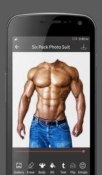Man Six Pack Photo Suit screenshot 2