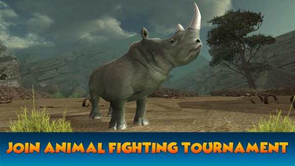 Rhino Fighting Game: Kung Fu Animals Fight screenshot 1