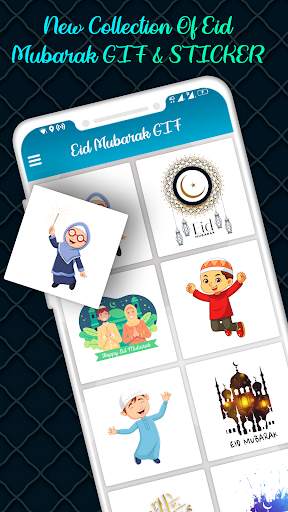 Eid Mubarak GIF : Eid Mubarak Sticker For Whatsapp screenshot 1