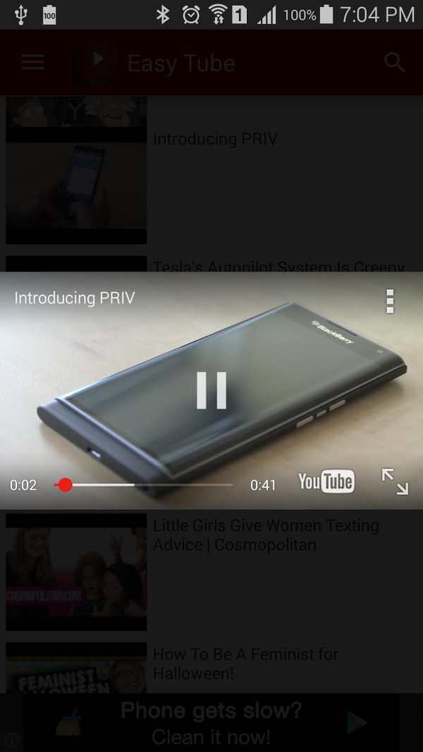 Easy Tube (Youtube Player) screenshot 3
