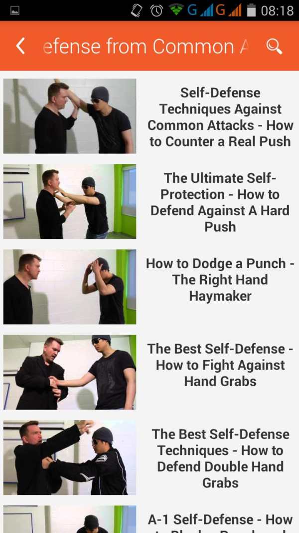Self Defense Techniques Self Defence Training Apps screenshot 3