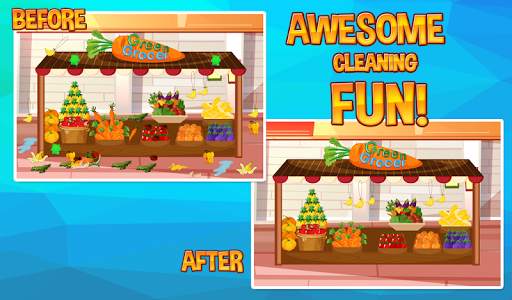Supermarket Cleaning game For Girls screenshot 1