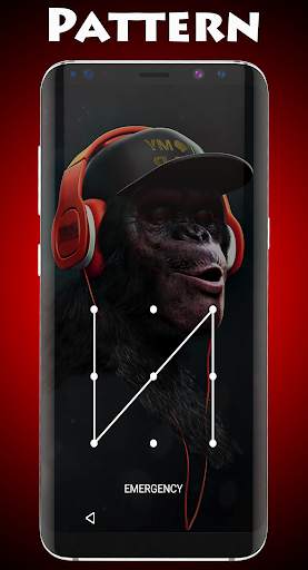 Monkey Lock Screen & Wallpaper स्क्रीनशॉट 4