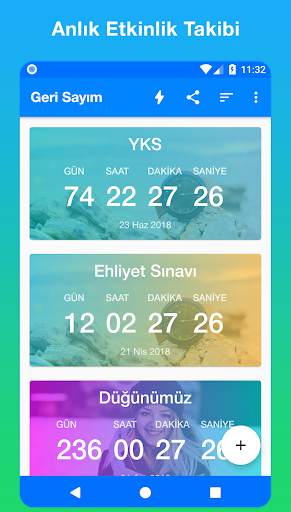 Geri Sayım ve Gün Sayacı screenshot 2