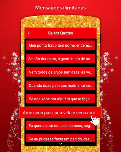 GIF e Mensagem de amor screenshot 2