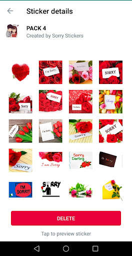 Sorry Stickers for Whatsapp screenshot 5