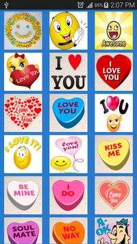 Love Smileys for Social Apps screenshot 4