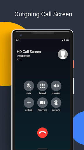 HD Phone 6 i Call Screen OS9 & screenshot 2