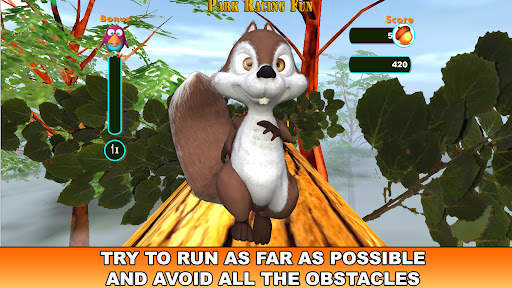 Squirrel Run - Park Racing Fun screenshot 2