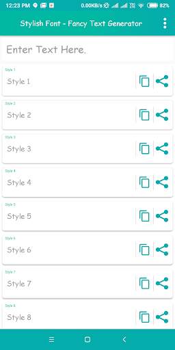 Stylish Font – Fancy Text Generator screenshot 2