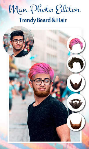 Man Photo Editor : Men makeover app, hair style screenshot 2