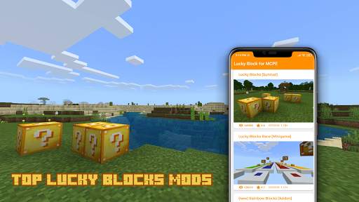 Mods Lucky Block for MCPE screenshot 1