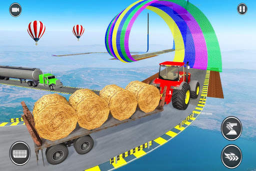 Mega Ramp Tractor Stunt Racing screenshot 2