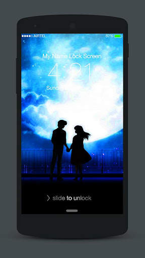 Valentine Neon Lock Screen 2 تصوير الشاشة