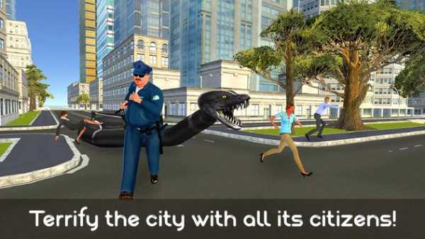 Angry Anaconda Hunting Animals screenshot 2