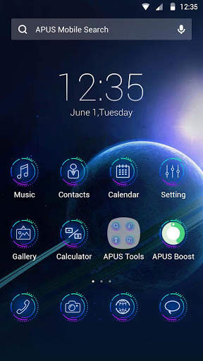 Planet-APUS Launcher theme screenshot 1