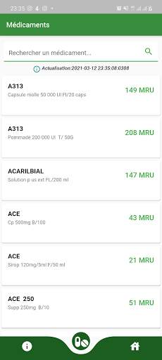 Tarifs officiels des médicaments en Mauritanie screenshot 1