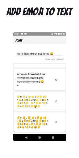 Fonty - stylish fonts for Instagram / WhatsApp screenshot 3