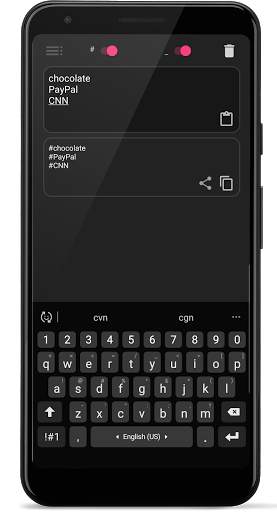 Hashtag maker screenshot 2